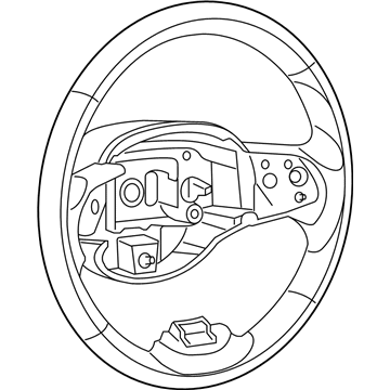 New 2014-2018 Fits Chrysler Grand Cherokee Wheel-Steering - Part # 5QV35LU5AE