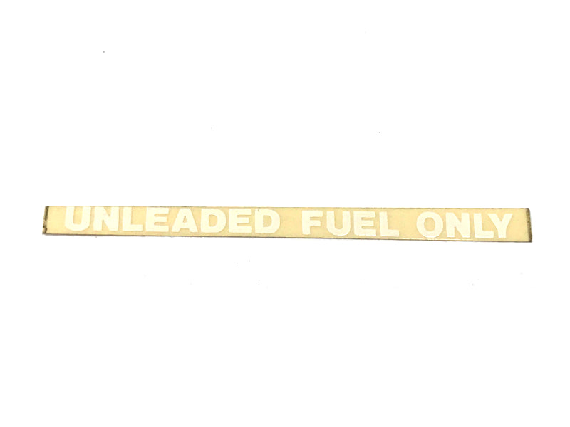 New OEM 1974-1989 Lamborghini Countach UNLEADED FUEL ONLY decal 70mm x 5mm