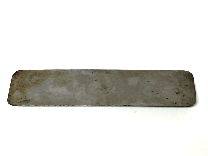 New OEM 1965-1969 Lamborghini 350GT - 400GT Gas Pedal Carpet Stop Polished Plate, Part # 006414018