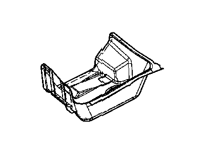 Panel Spare Tire Right