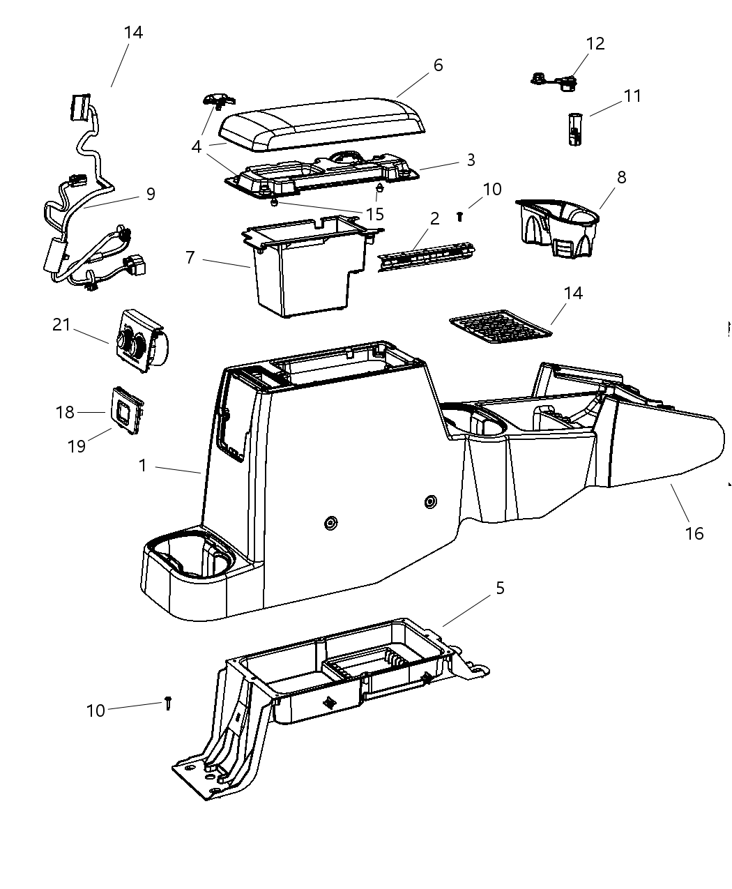 Armrest Console