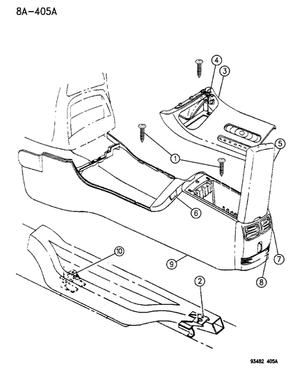 Chrysler - Louver, Air Outlet - Part # HL81MF6
