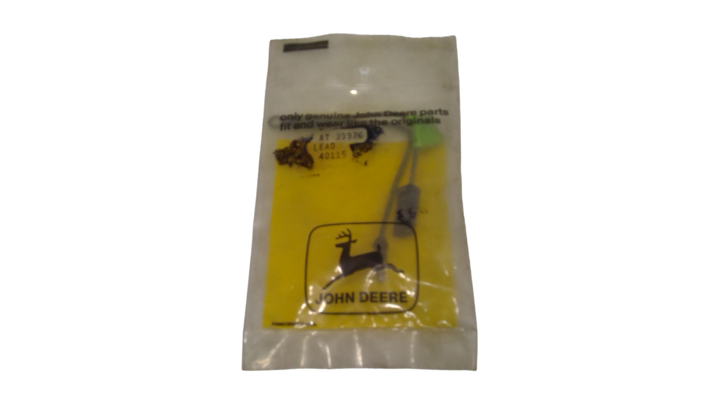 New OEM Genuine John Deere Wiring Lead, Part # AT39976