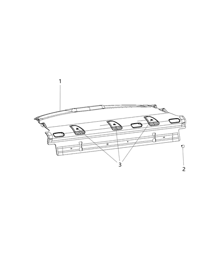 Panel Rear Shelf