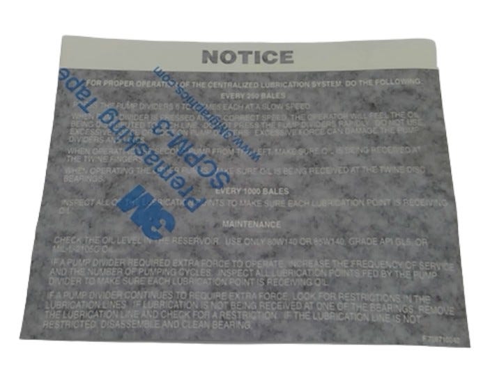 New OEM Genuine AGCO Decal, Part # 700710040