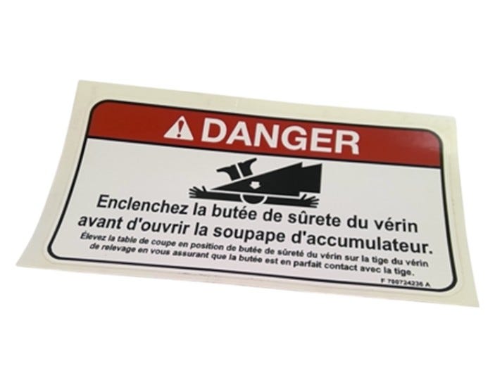 New OEM Genuine AGCO Decal, Part # 700724236