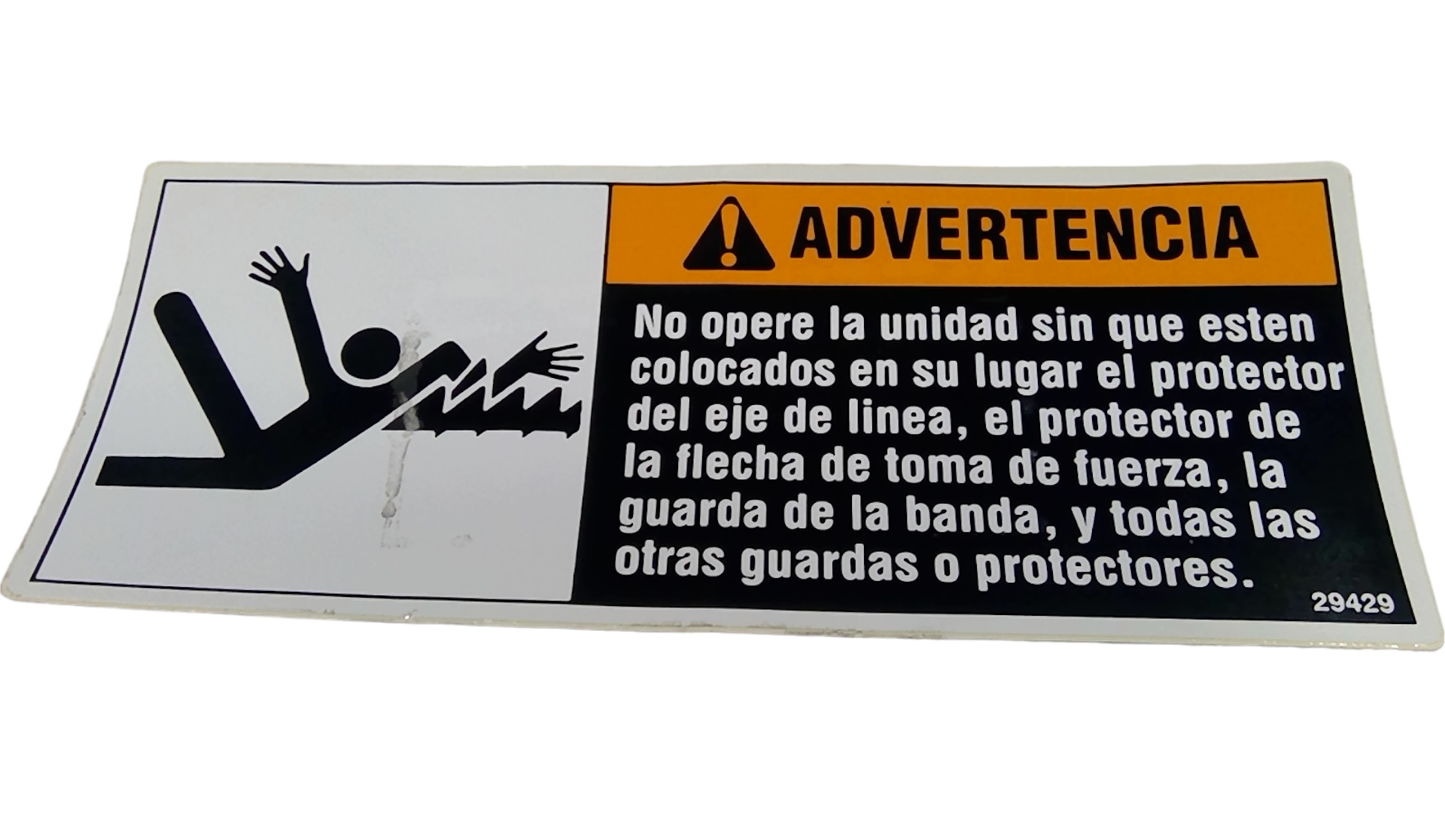New OEM Genuine AGCO Decal, Part # WR29429