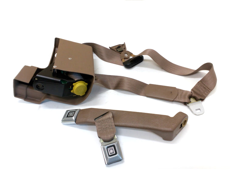 New OEM 1982 - 1990 GMC & Chevrolet Blazer Passenger Right Seat Belt Light Beige, Part # 12542856