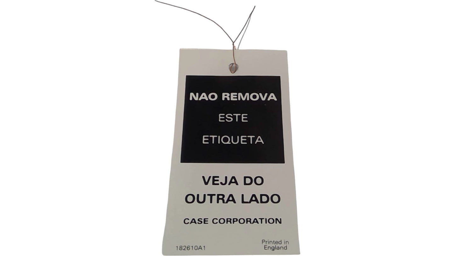New OEM Genuine CNHi, Decal - Part # 182610A1