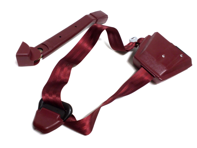 New OEM 1988-1991 Blazer, Bravada A52 Front Bench Passenger Seat Belt Red, Part # 15578154