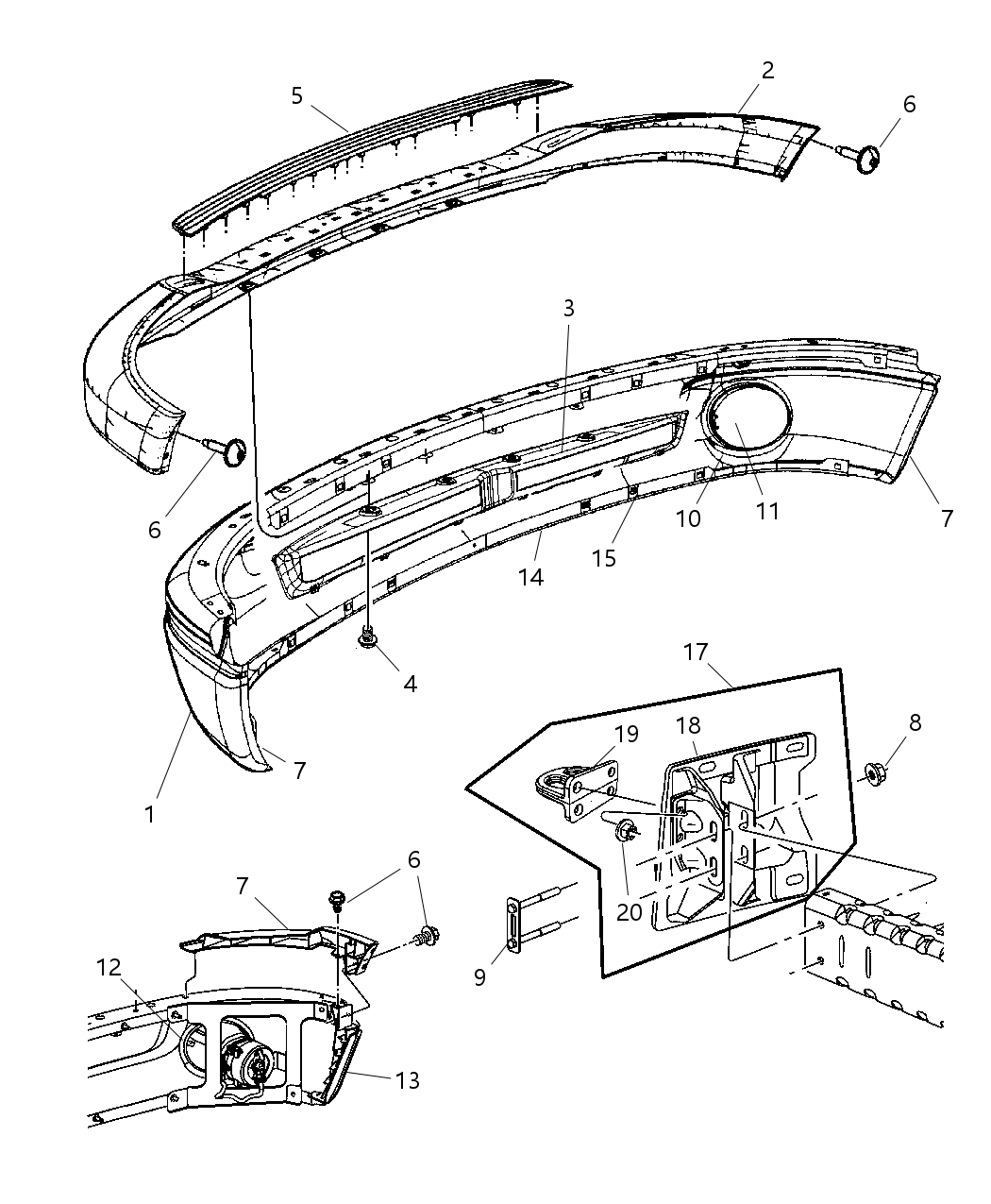 Panel Front Bumper