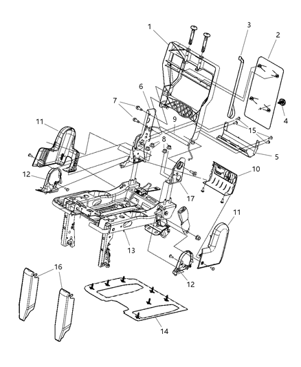 Recliner Seat Back