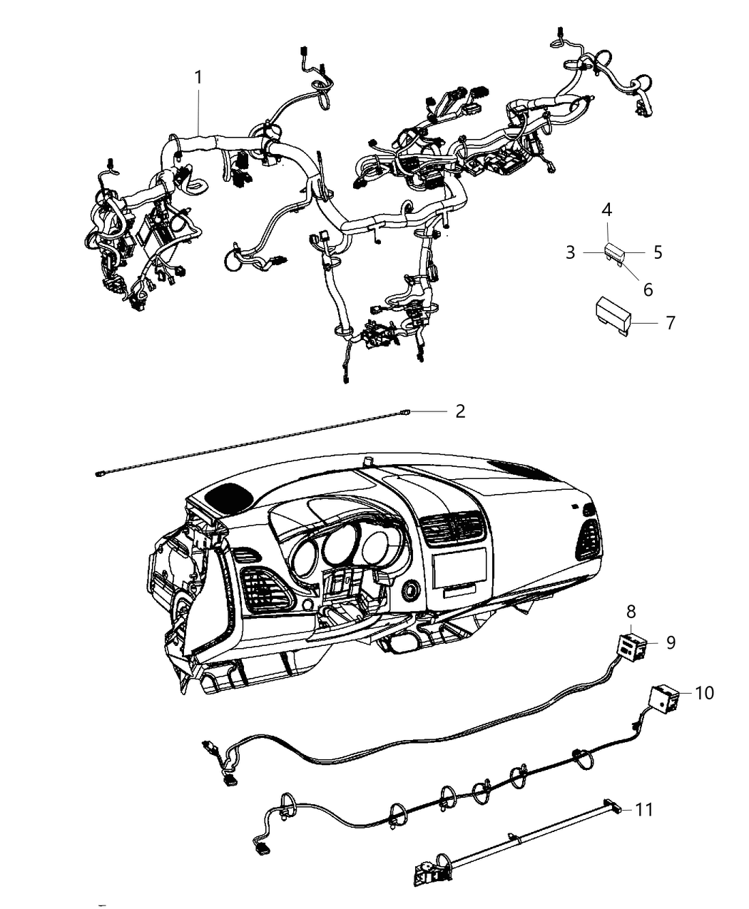 Wiring Instrument Panel