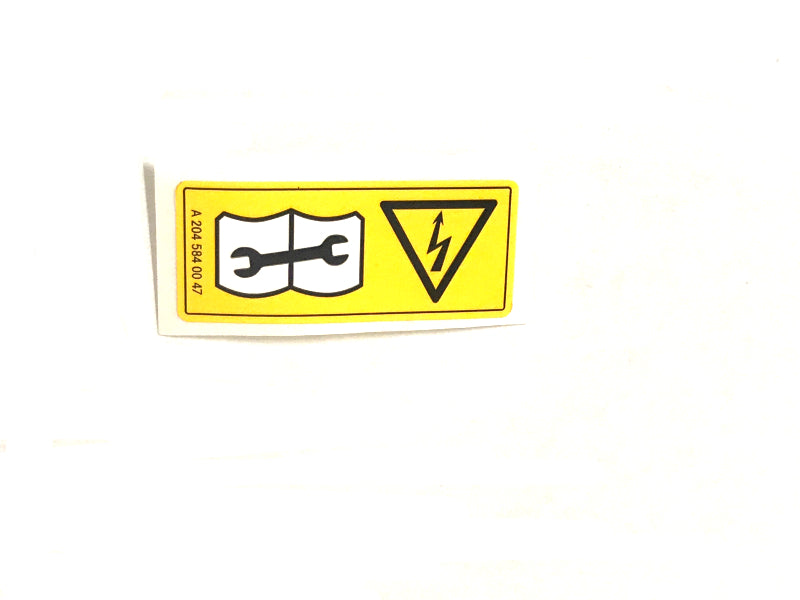 New 2013-2025 Mercedes GL Engine Decal, Part # 2045840047