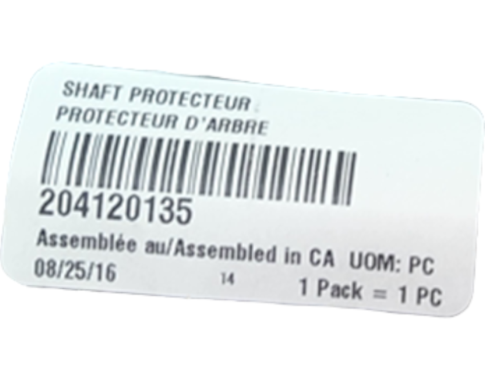 New OEM Genuine Bombardier Recreational Products, Shaft Protecteur - Part # 204120135
