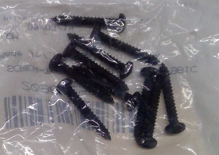 New OEM Genuine Bombardier Recreational Products, Phillips Tapping Screw 3.9 - Part # 209632580