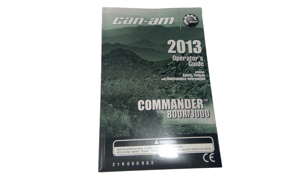 New OEM Genuine Bombardier Recreational Products, Operator Guide - Part # 219000962