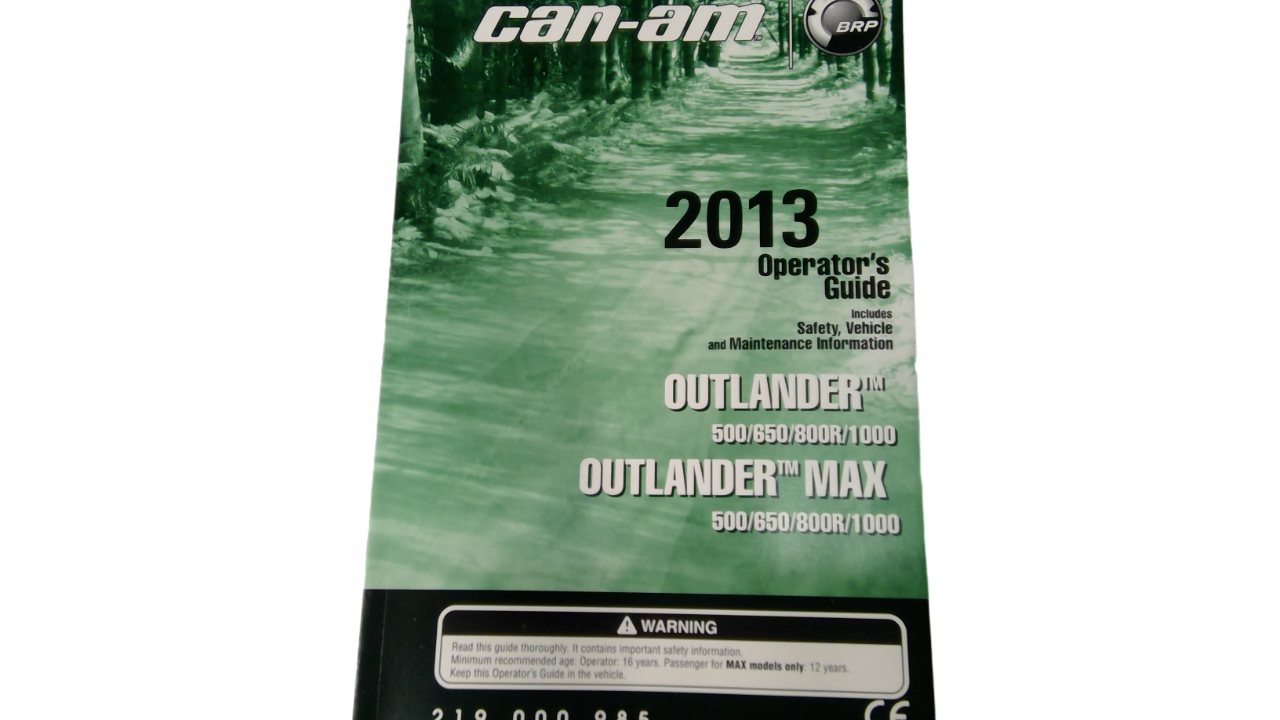 New OEM Genuine Bombardier Recreational Products, Operator Guide - Part # 219000985