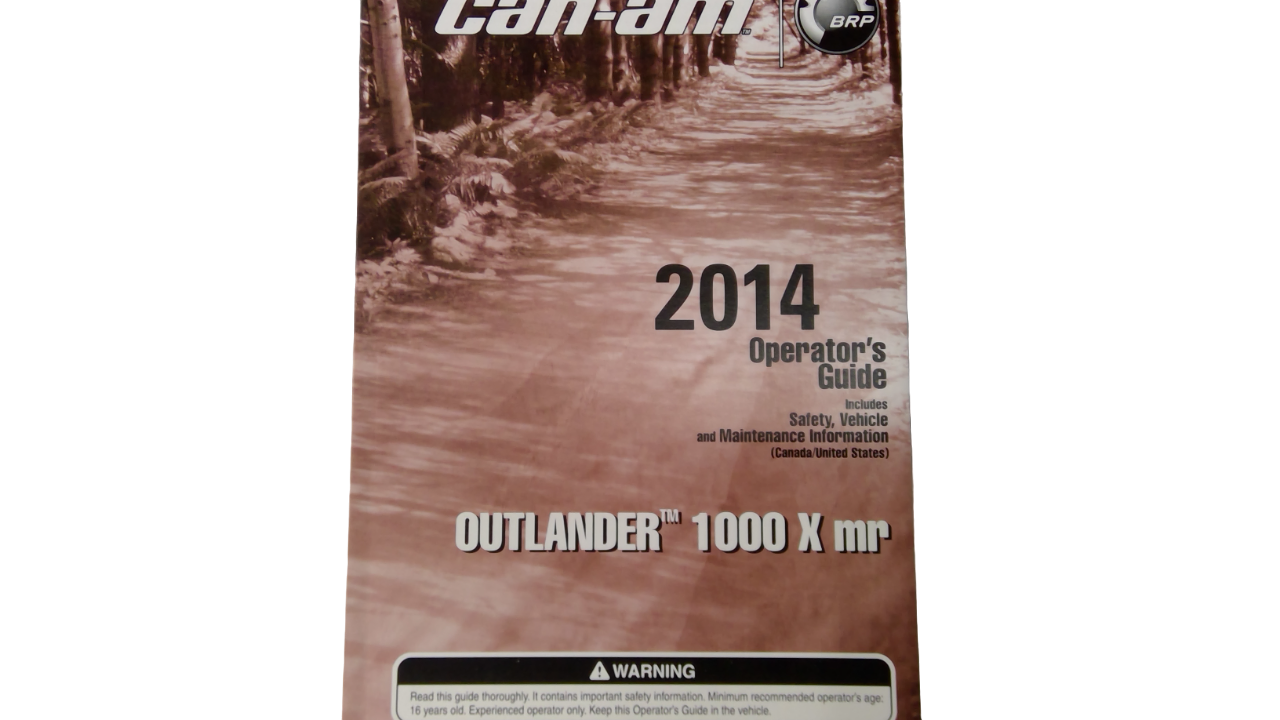 New OEM Genuine Bombardier Recreational Products, Operator Guide 2014 - Part # 219001159