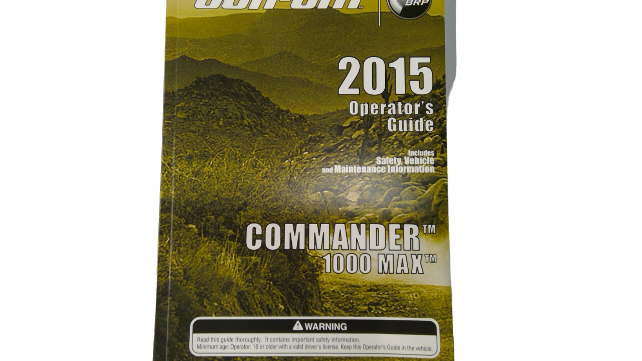 New OEM Genuine Bombardier Recreational Products, Operator Guide 2015 - Part # 219001393