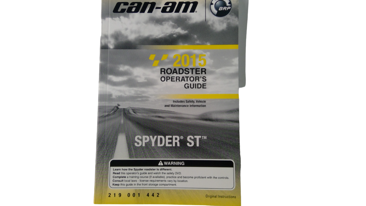 New OEM Genuine Bombardier Recreational Products, Operator Guide 2015 - Part # 219001442