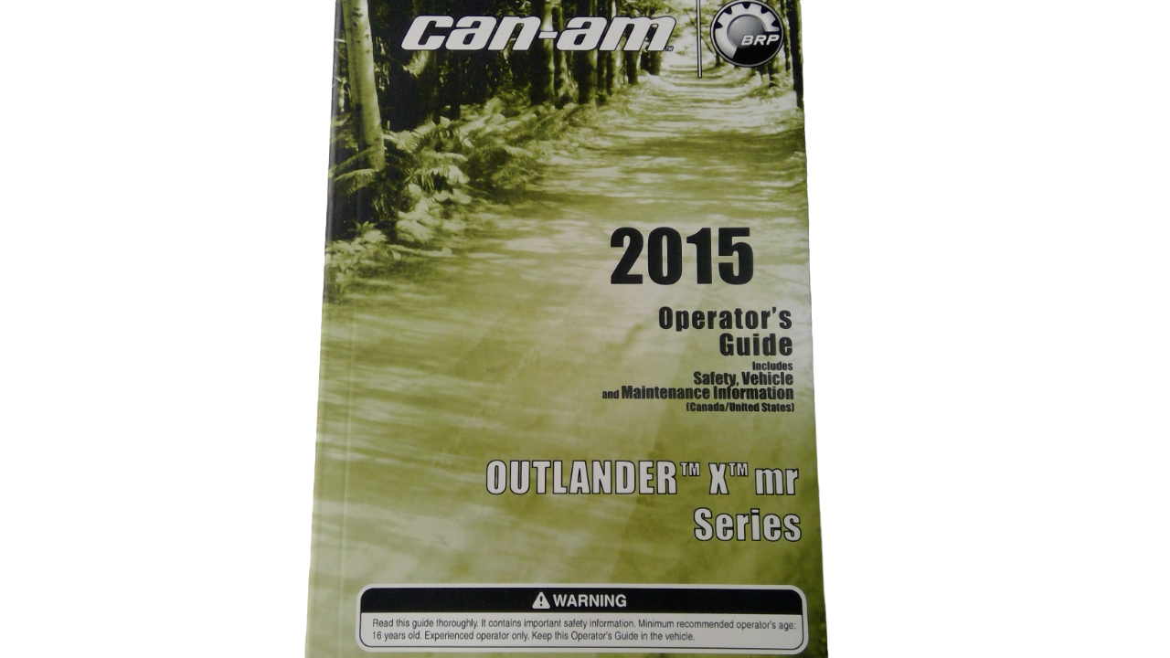 New OEM Genuine Bombardier Recreational Products, Operator Guide 2015 - Part # 219001449