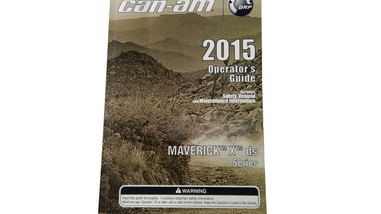 New OEM Genuine Bombardier Recreational Products, Operator Guide 2015 - Part # 219001556