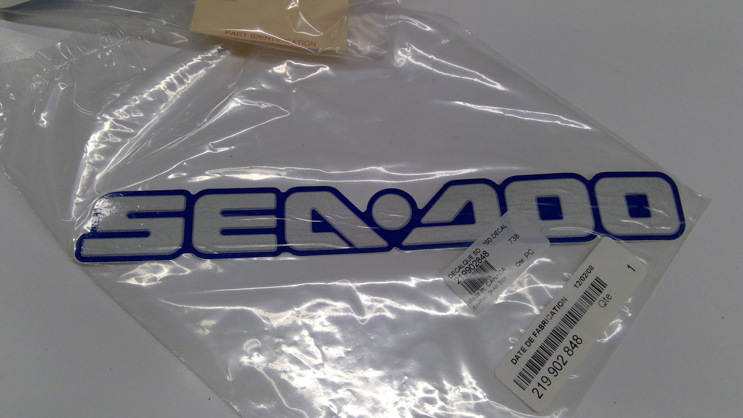 New OEM Genuine Bombardier Recreational Products, Sea Doo Decal - Part # 219902848