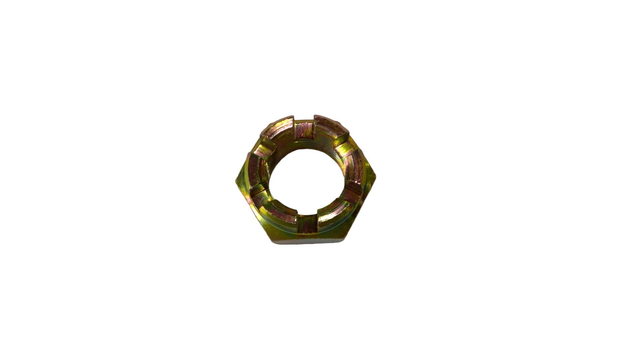 New OEM Genuine Bombardier Recreational Products, Hex. Castle Nut 20 X 1.5 - Part # 250100079