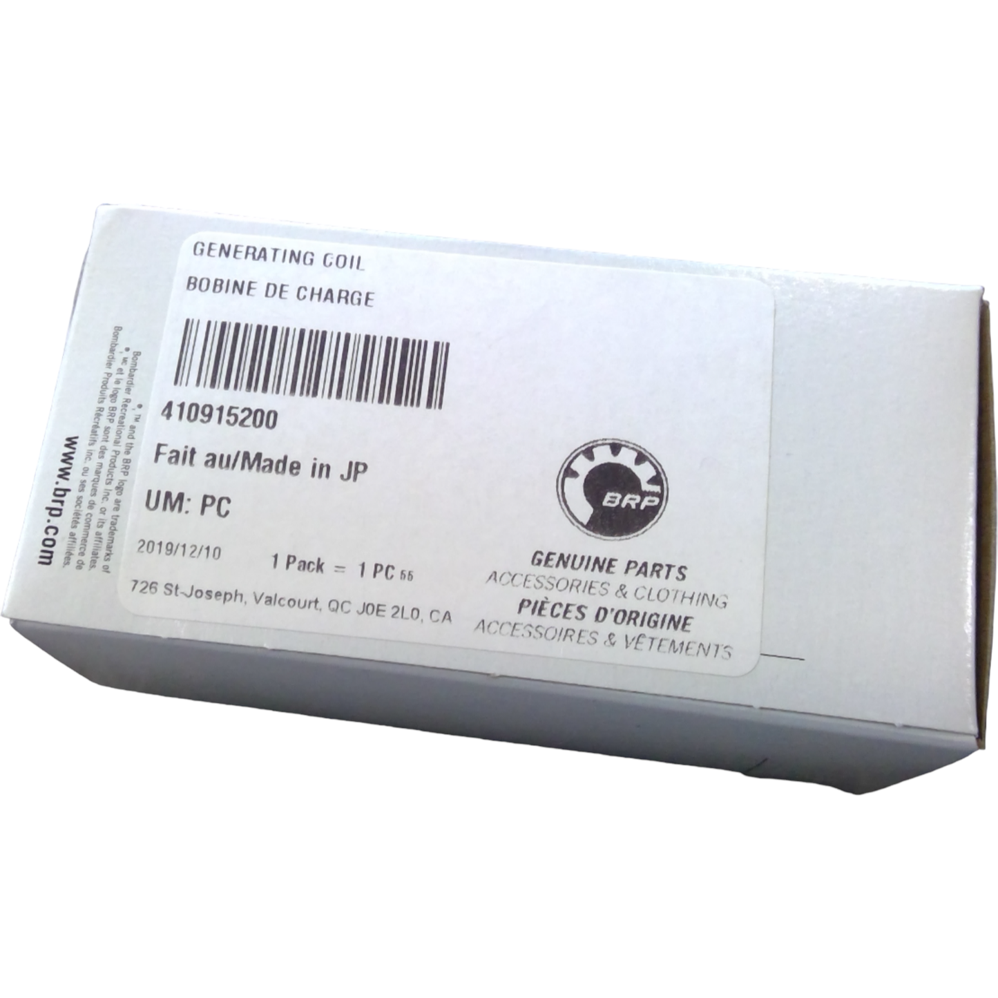 New OEM Genuine Bombardier Recreational Products, Generating Coil - Part # 410915200