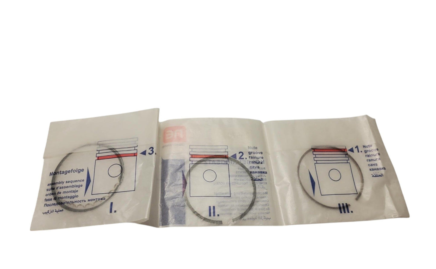 New OEM Genuine Bombardier Recreational Products, Piston Ring Set - Part # 420296704