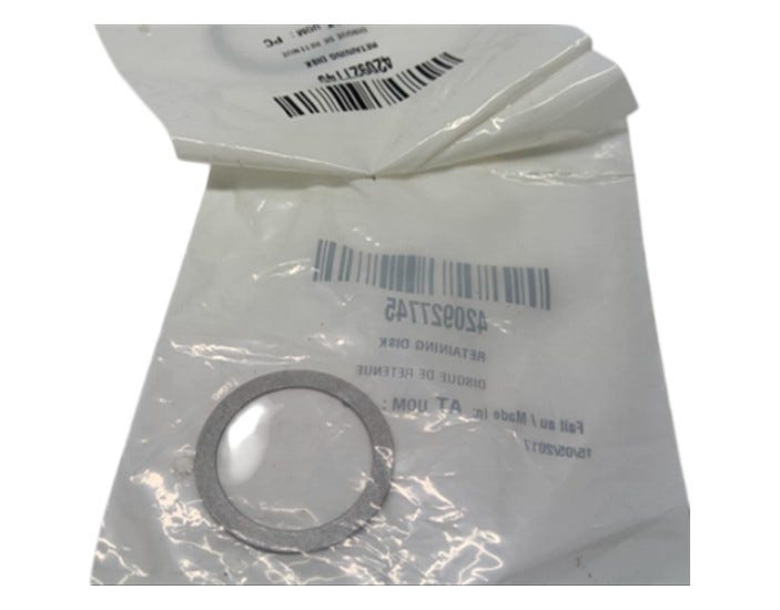 New OEM Genuine Bombardier Recreational Products, Retaining Disk - Part # 420927745