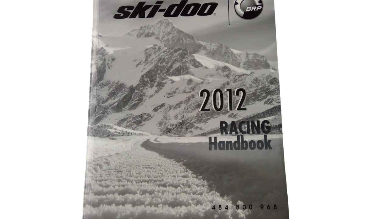 New OEM Genuine Bombardier Recreational Products, Racing Manual Ski-Doo 12 E - Part # 484800968