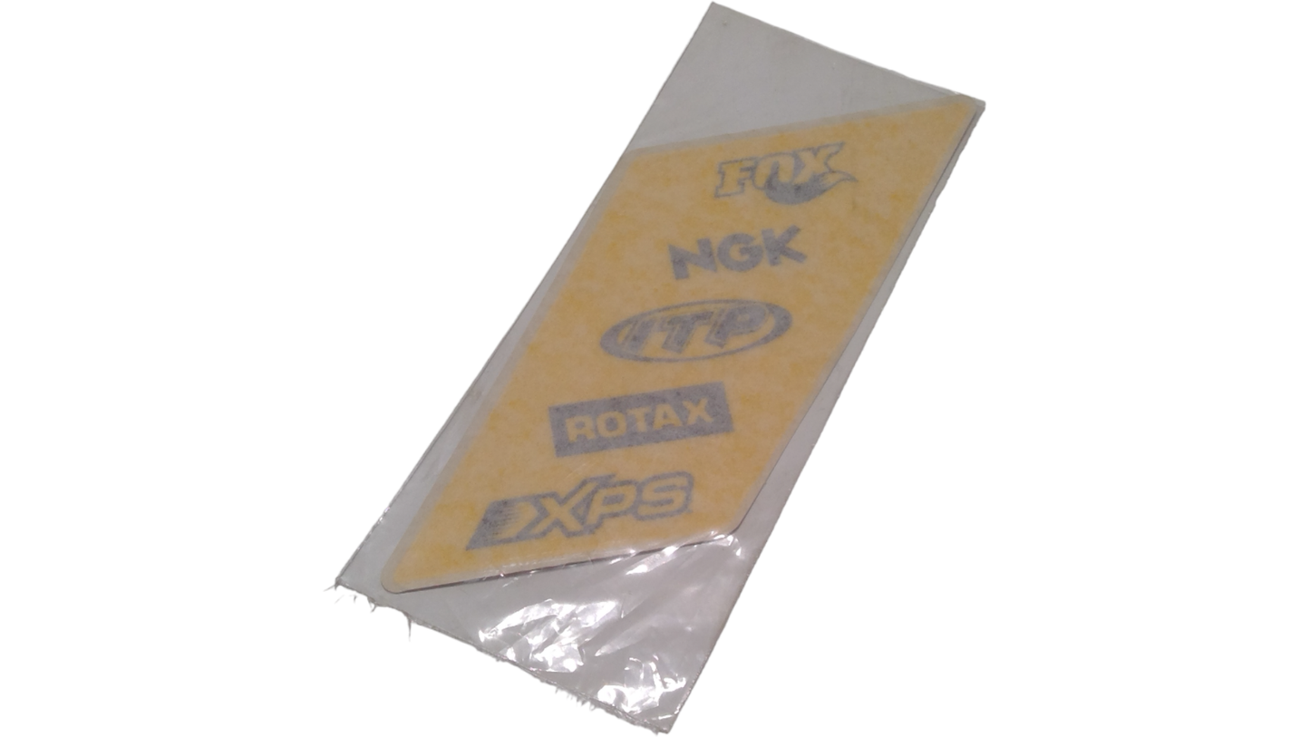 New OEM Genuine Bombardier Recreational Products, Rh Sponsor Decal - Part # 704903323
