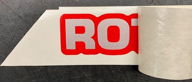New OEM Genuine Bombardier Recreational Products, Decal Rotax Powered - Part # 704903597