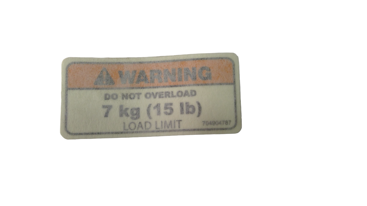 New OEM Genuine Bombardier Recreational Products, Load Decal - Part # 704904787