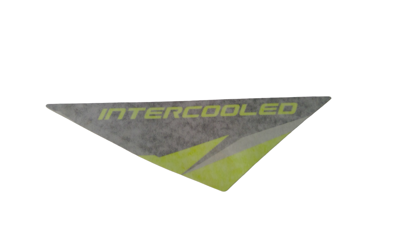 New OEM Genuine Bombardier Recreational Products, Lh Intercooled Decal - Part # 704904805