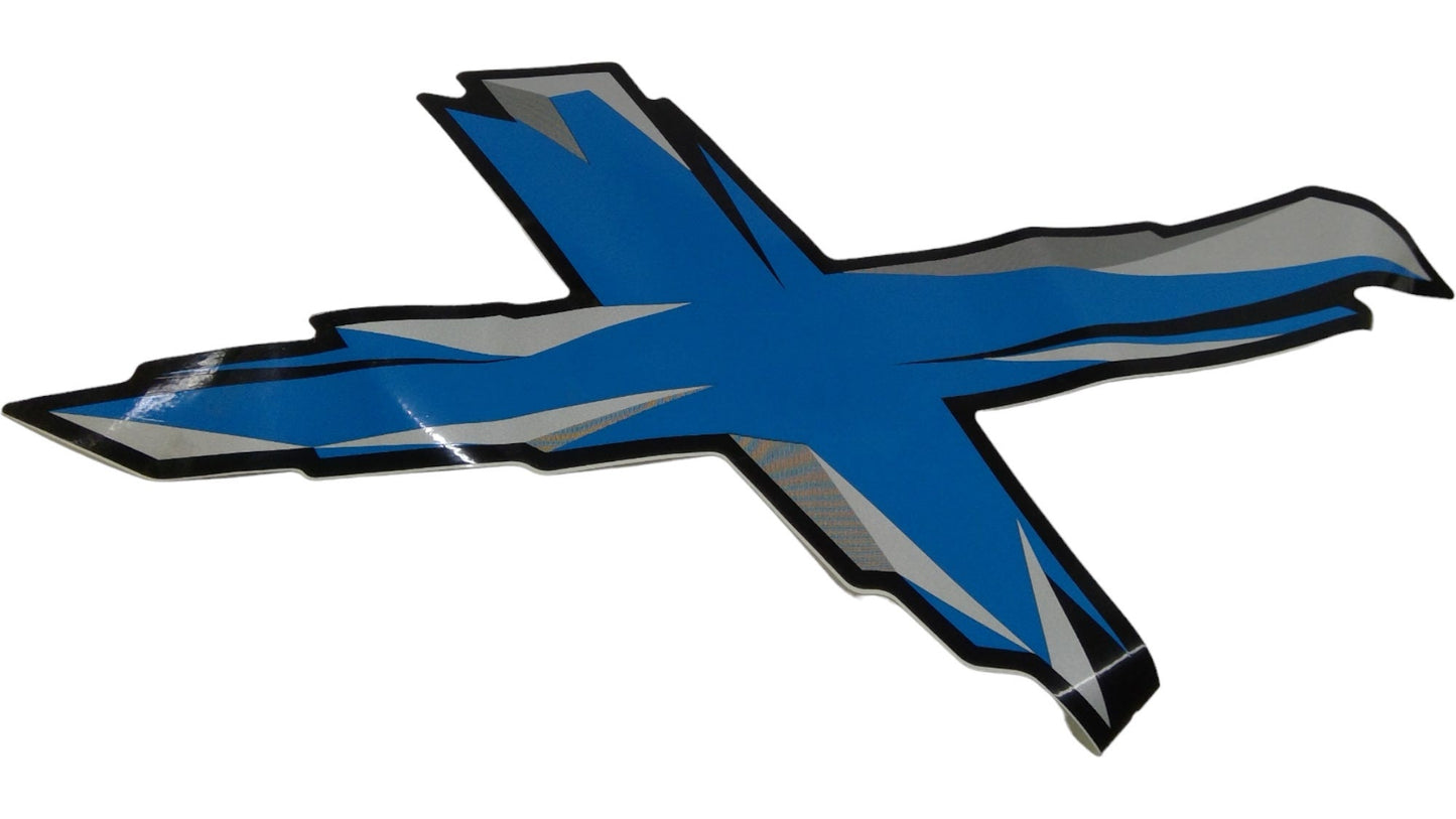 New OEM Genuine Bombardier Recreational Products, X Decal - Part # 704904987