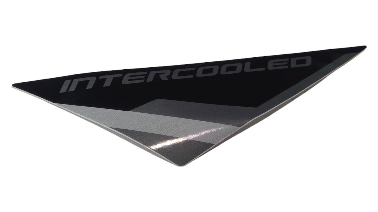 New OEM Genuine Bombardier Recreational Products, Intercooler Label - Part # 704905979