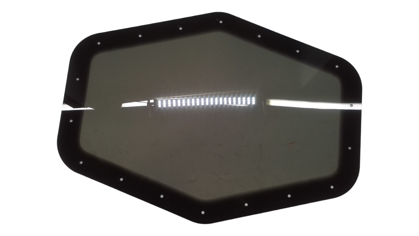 New OEM Genuine Bombardier Recreational Products, Clear Roof Plate - Part # 705007301