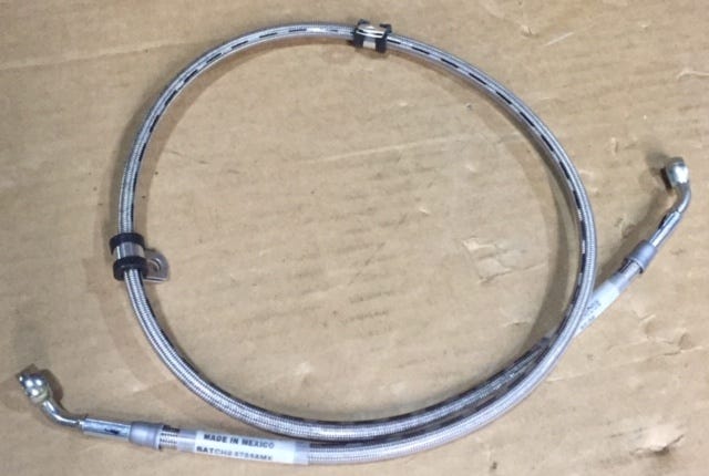 New OEM Genuine Bombardier Recreational Products, Brake Hose Front Rh - Part # 705600698