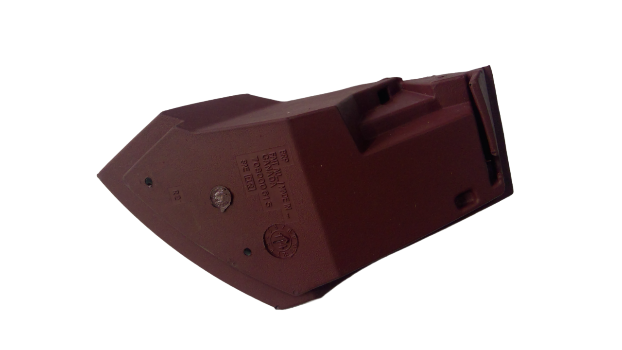 New OEM Genuine Bombardier Recreational Products, Burgundy Rh Arm Rest - Part # 708001410