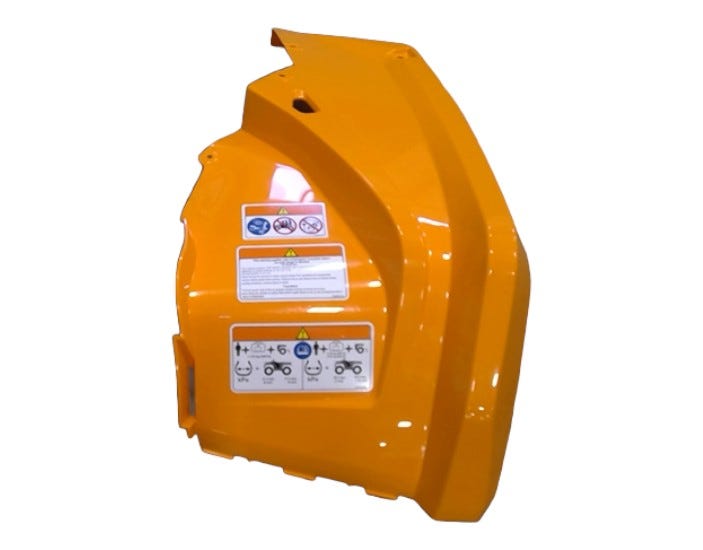 New OEM Genuine Bombardier Recreational Products, Lh Rear Fender Kit Orange - Part # 715004562