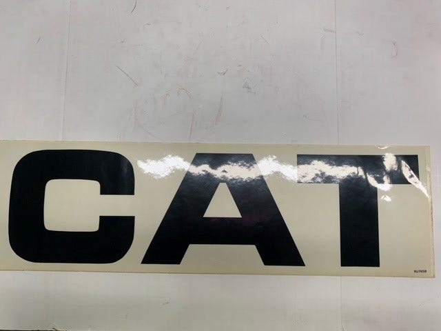 New OEM Genuine Caterpillar, Decal - Part # 6U7458