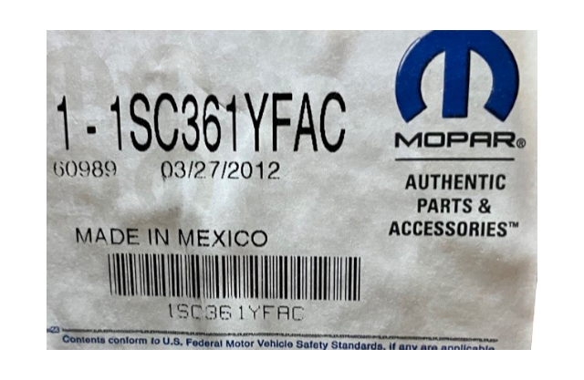 New Fits Chrysler Bezel-Instrument Panel - Part # 1SC361YFAC
