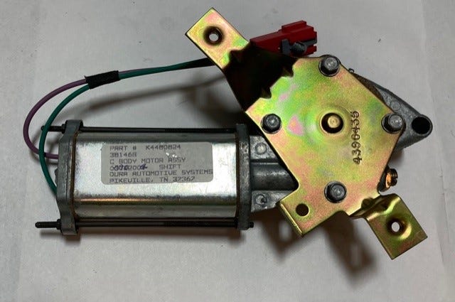 New Fits Chrysler Motor-Front Door Electrode Window Regulator-Lt - Part # 4480824