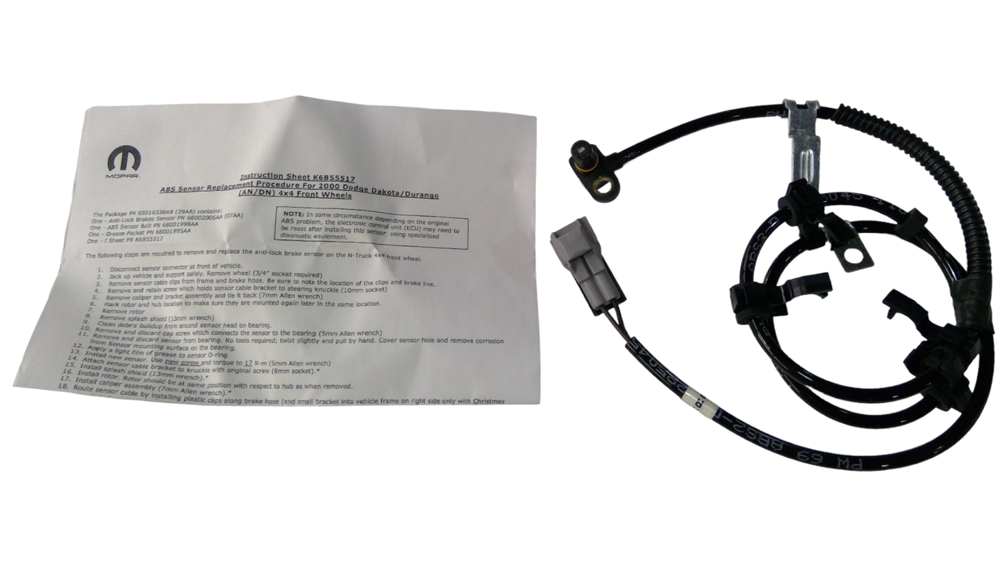 New Fits Chrysler Sensor-Wheel Speed - Part # 5016338AB