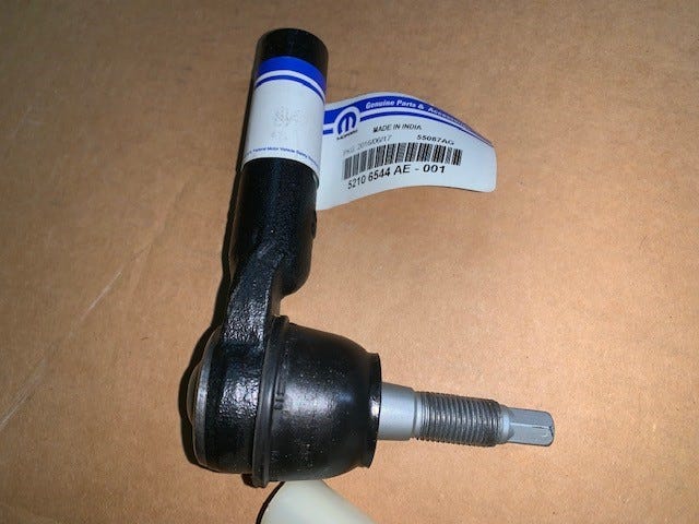 New Fits Chrysler Tie Rod-Outer End - Part # 52106544AE