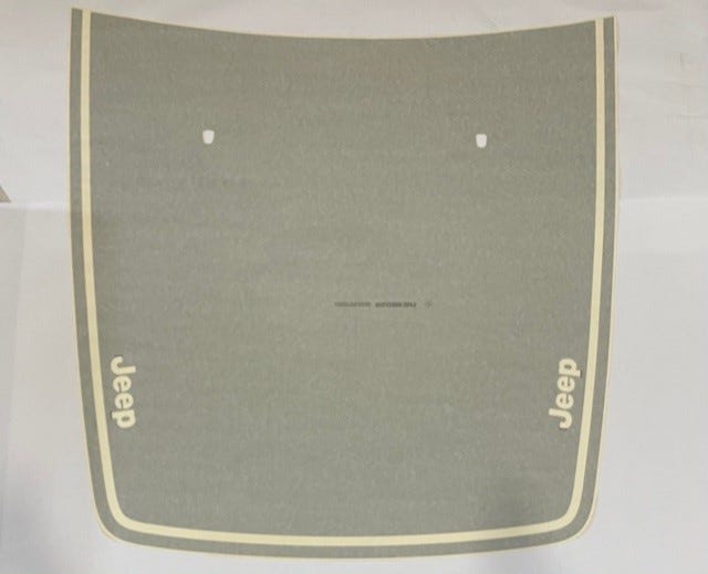 New Fits Chrysler Hood Decal Kit - Part # 82213200