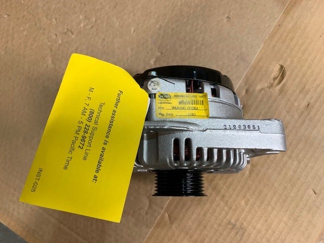 New Fits Chrysler Alternato-Engine - Part # RMMAL00064
